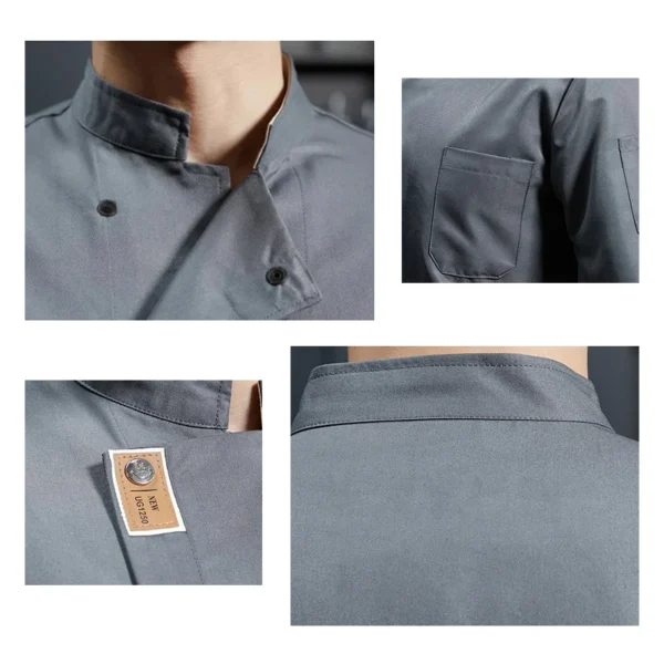 Chef Jacket Autumn/Winter Catering Uniforms Restaurant Kitchen Shirts Bakery cafe Waiter/Waitress workwear Hotel Cooking Clothes