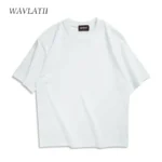 100% Cotton Five Half Sleeve Men's Women Summer T-shirt Loose Short-sleeved Casual Basic Shirt O Neck Solid Color Oversize