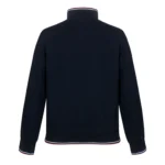 Men's Baseball Jacket Spring Thin Zipper Stand Collar Top Navy Blue Student Sports Jacket