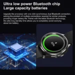 2025 New For Samsung Galaxy Watch 6 Smartwatch AMOLED Always On Display Bluetooth Call GPS NFC Smart Watch Men Android IOS