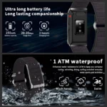 LIGE No Screen Smart Watch Men's Sports Outdoors Fitness Heart Rate Monitor 1ATM Waterproof New Smartwatch For Andrio IOS 2025