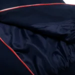 Men's Baseball Jacket Spring Thin Zipper Stand Collar Top Navy Blue Student Sports Jacket